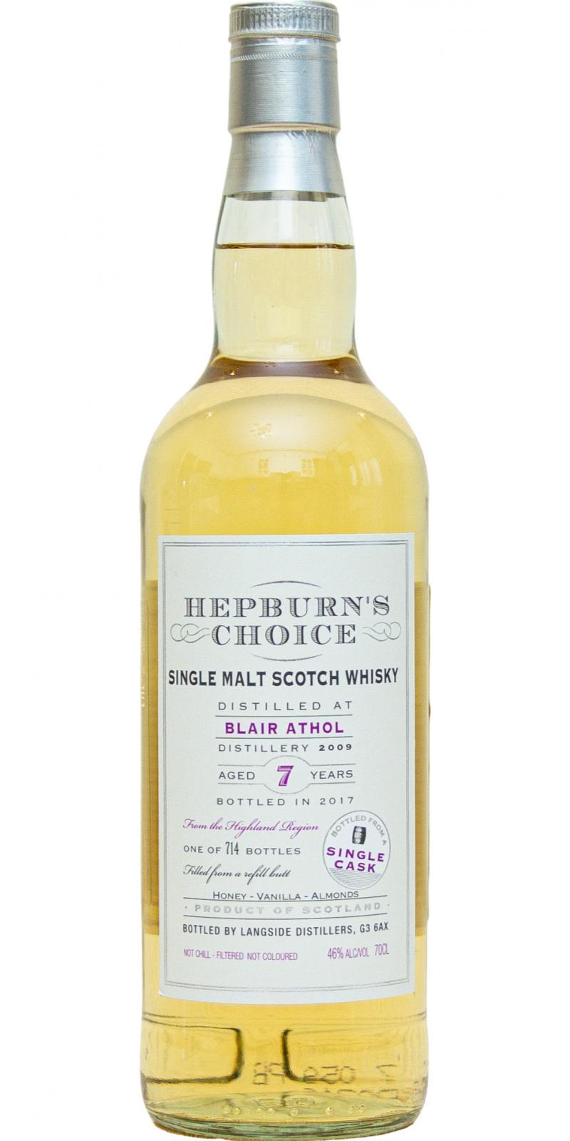 Blair Athol 2009 LsD Hepburn's Choice