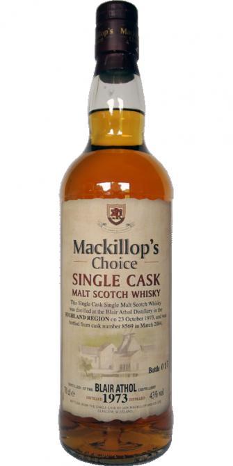 Blair Athol 1973 McC Single Cask