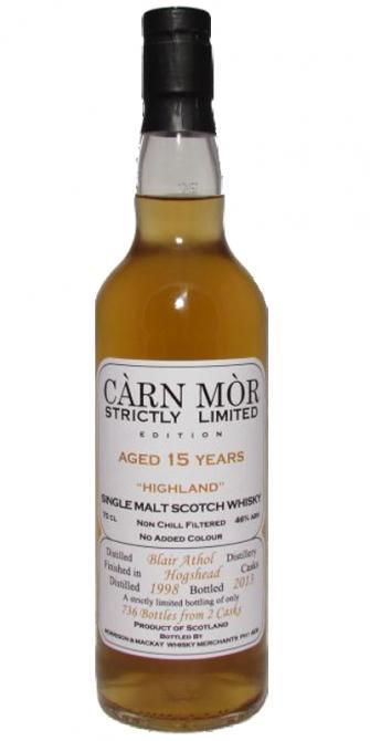 Blair Athol 1998 MMcK Càrn Mòr - Strictly Limited Edition