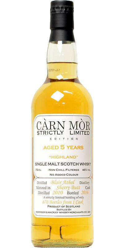 Blair Athol 2010 MMcK Càrn Mòr - Strictly Limited Edition