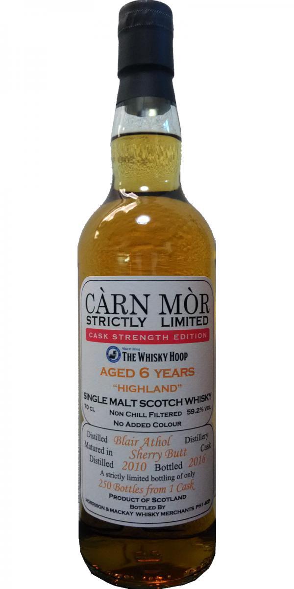 Blair Athol 2010 MMcK Càrn Mòr - Strictly Limited Edition - Cask Strength