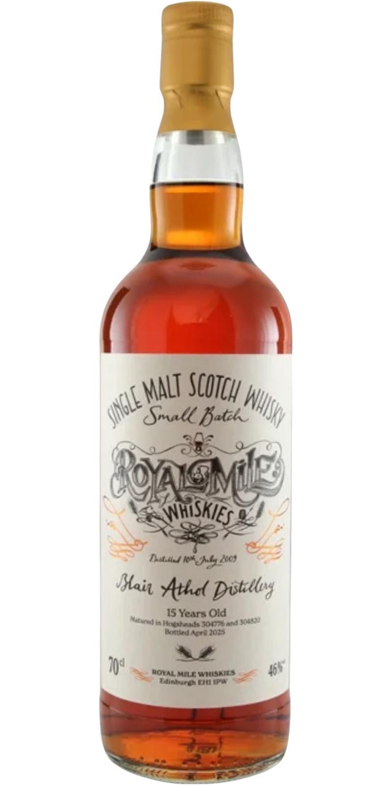 Blair Athol 2009 RM Small Batch