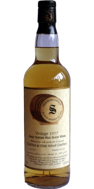 Blair Athol 1977 SV Vintage Collection