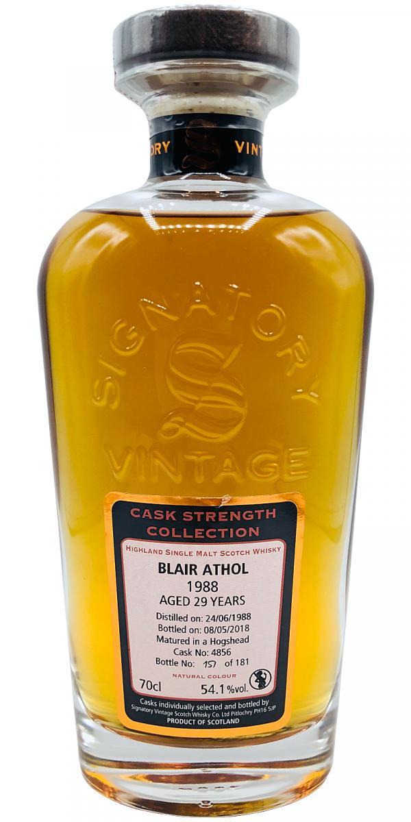 Blair Athol 1988 SV Cask Strength Collection