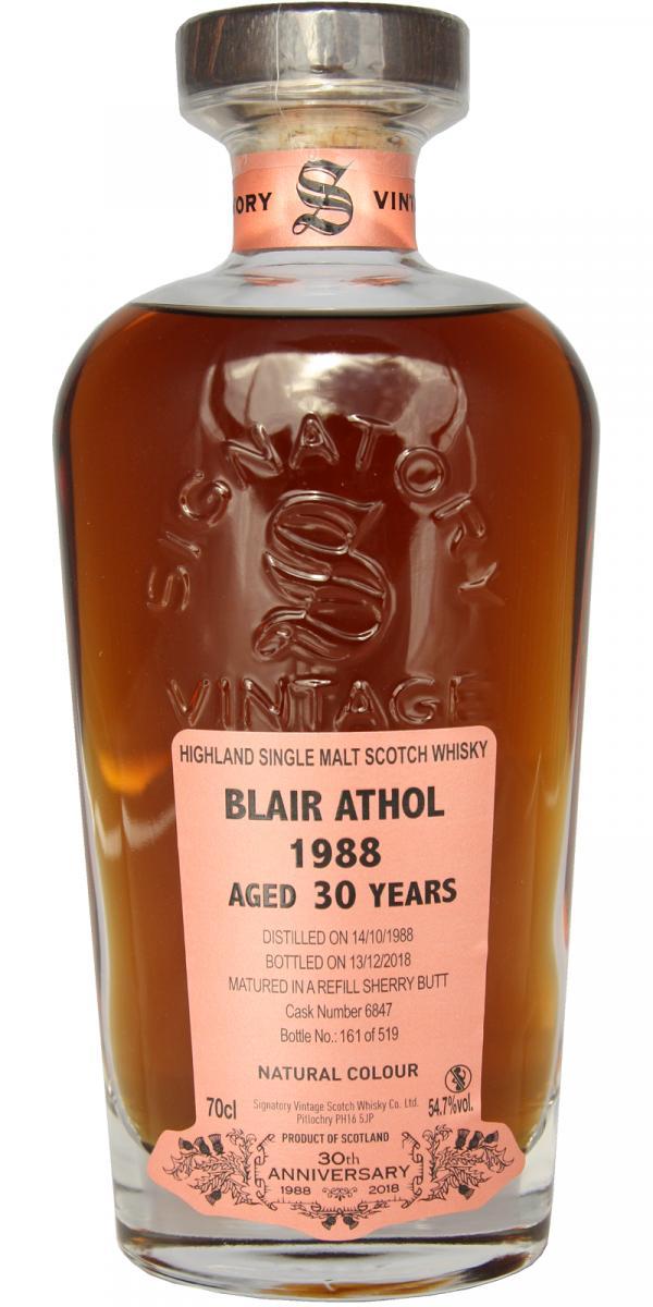 Blair Athol 1988 SV 30th Anniversary