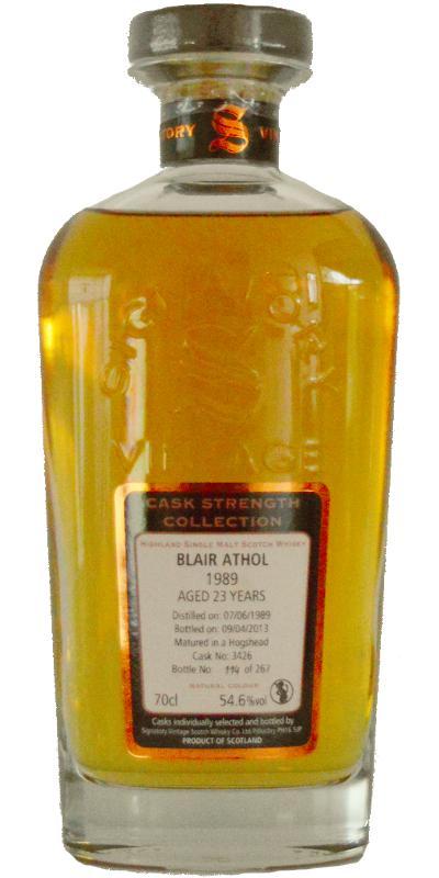 Blair Athol 1989 SV Cask Strength Collection