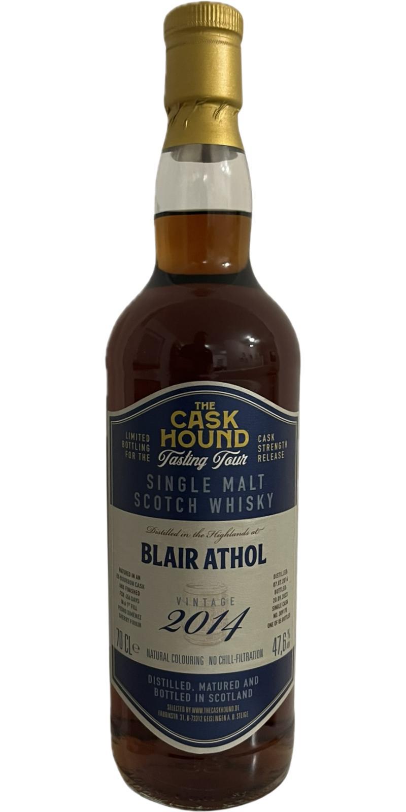 Blair Athol 2014 TCaH Tasting Tour