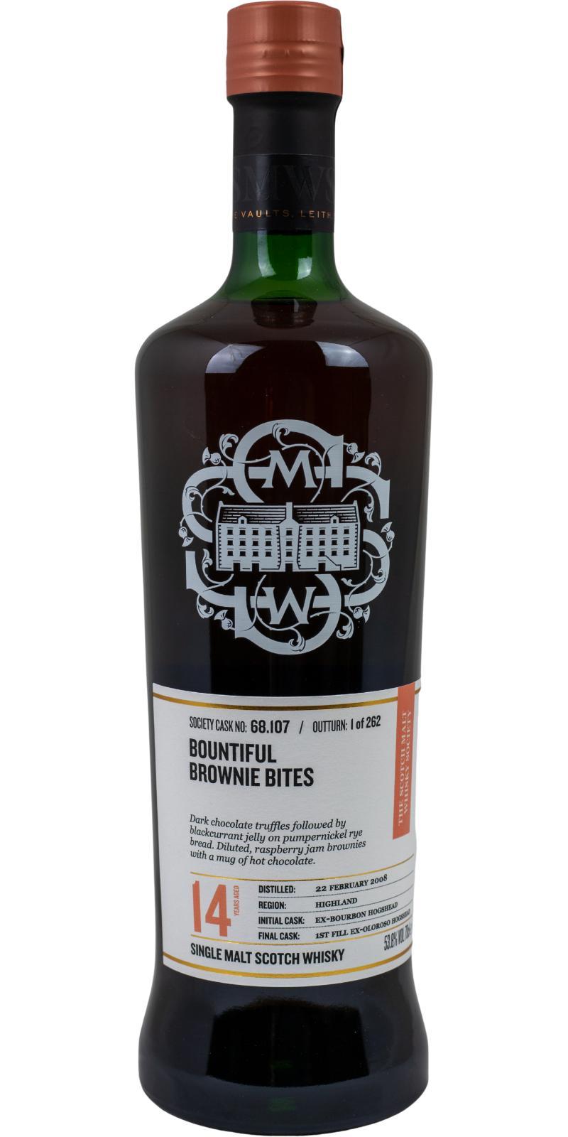 Blair Athol 2008 SMWS 68.107 Bountiful brownie bites