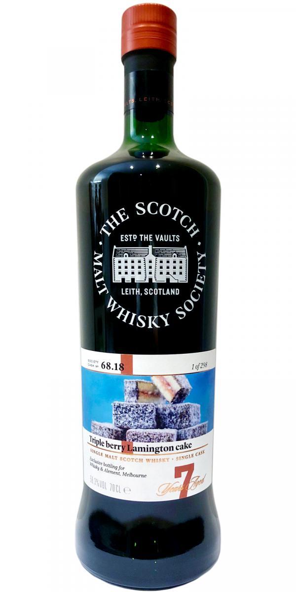 Blair Athol 2010 SMWS 68.18 Triple berry Lamington cake