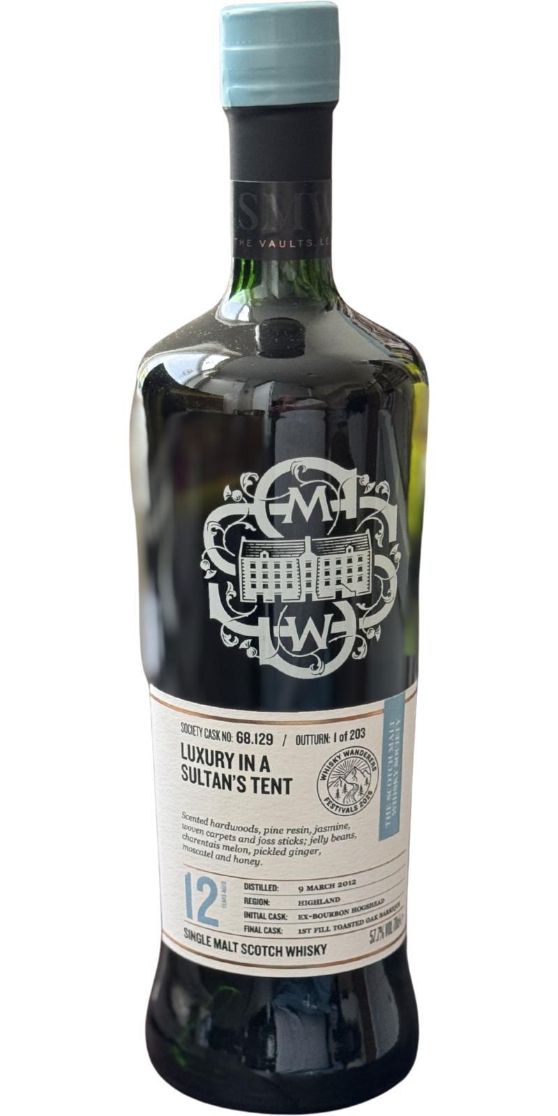 Blair Athol 2012 SMWS 68.129 Luxury in a sultan's tent