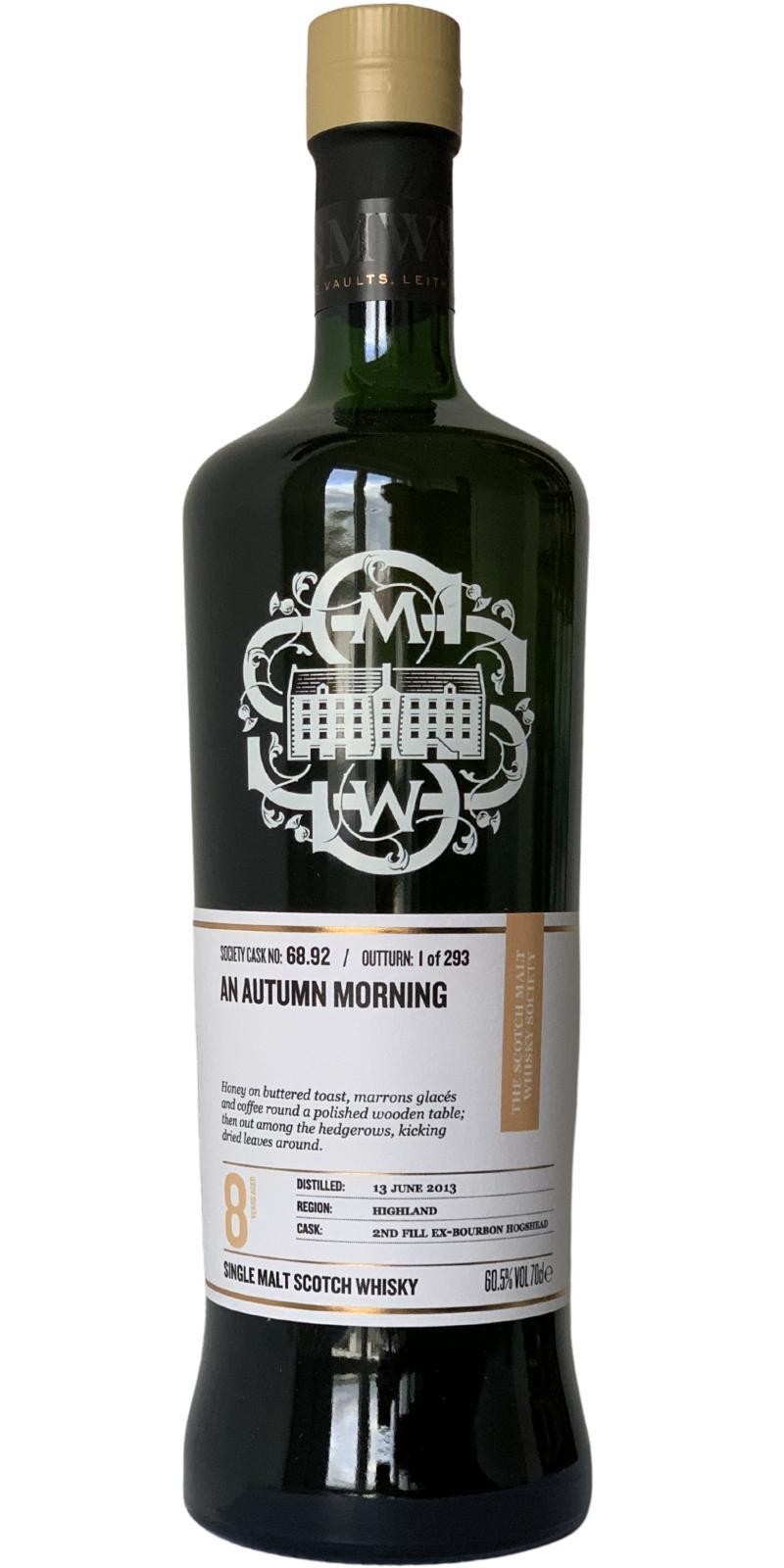 Blair Athol 2013 SMWS 68.92 An autumn morning