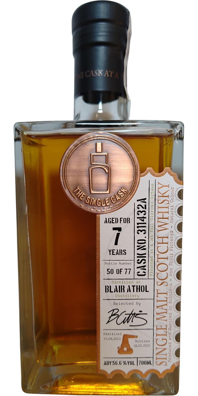 Blair Athol 2013 TSCL The Single Cask