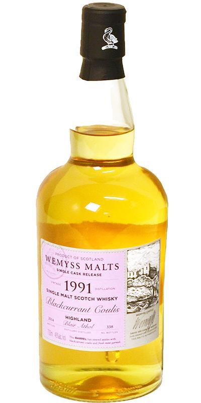 Blair Athol 1991 Wy Blackcurrant Coulis