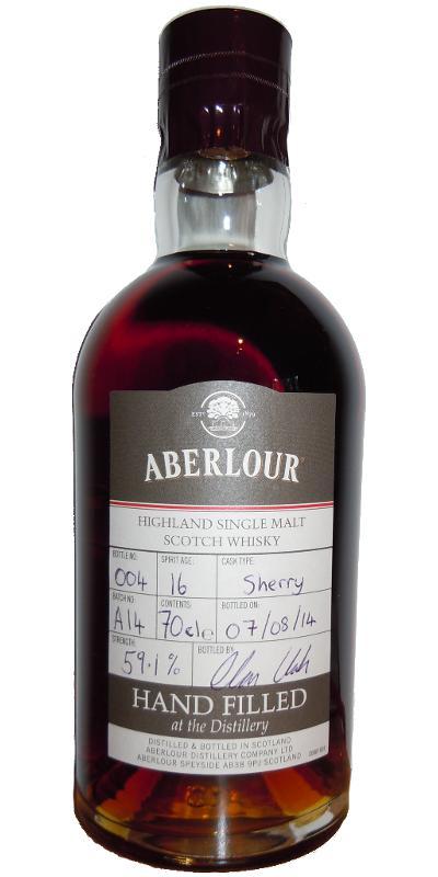 Aberlour 16-year-old Hand Filled at the Distillery