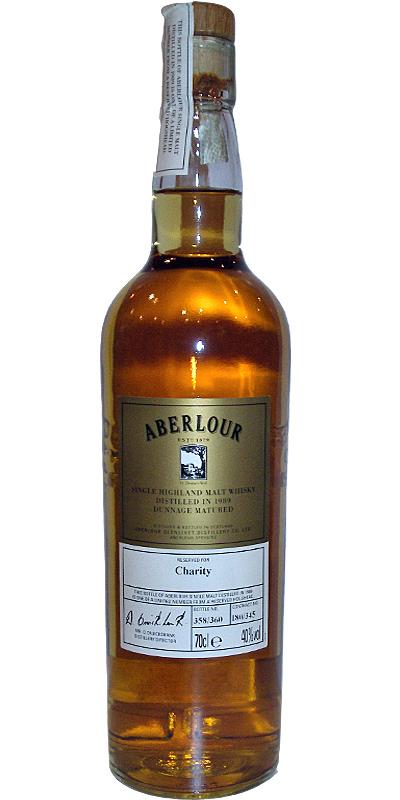 Aberlour 1989 Dunnage Matured Reserved for Charity