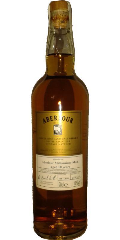 Aberlour 1989 Dunnage Matured Reserved for Aberlour Millennium Malt