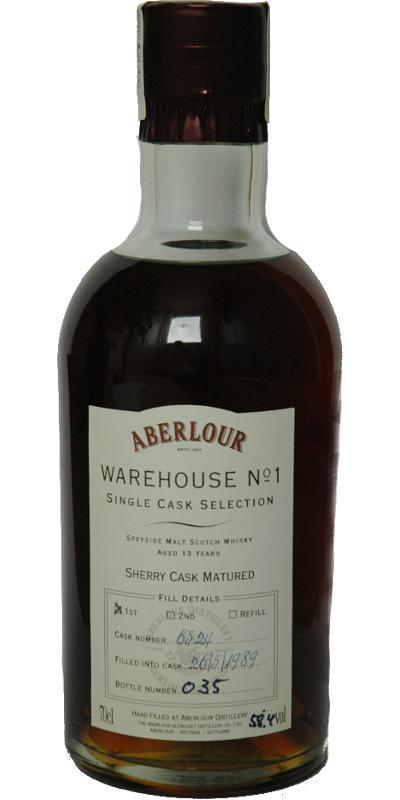 Aberlour 1989 Warehouse No. 1 Single Cask Selection