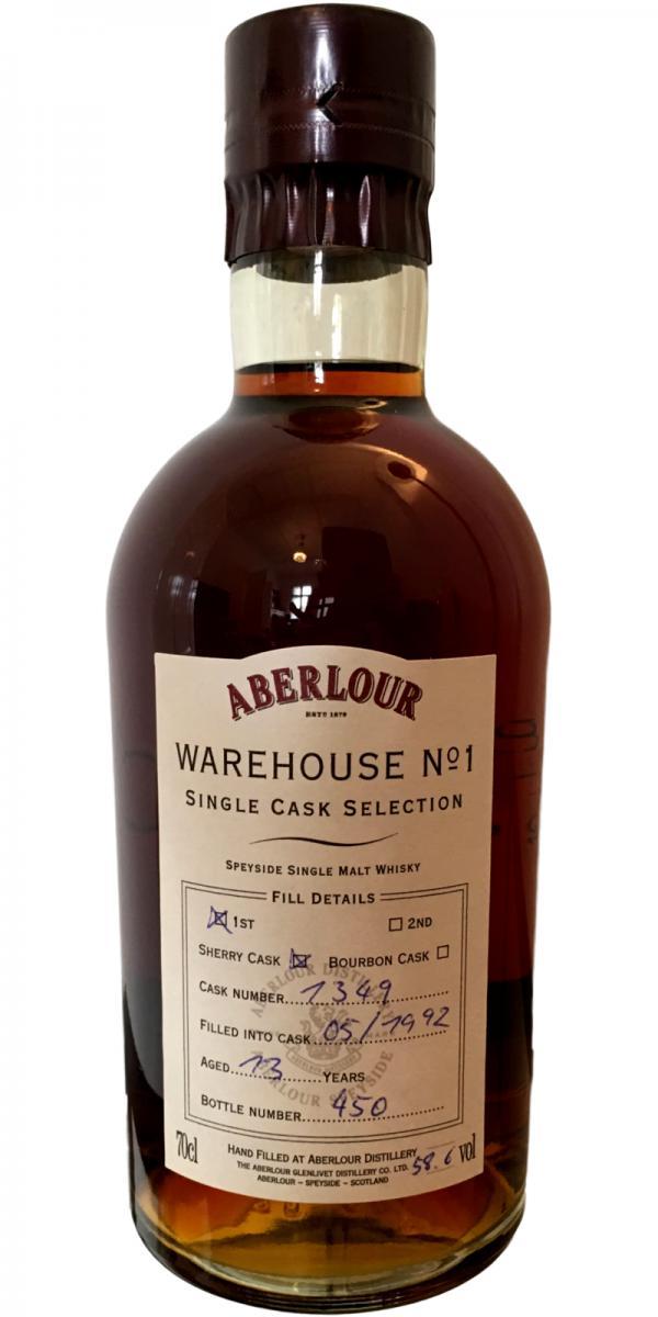 Aberlour 1992 Warehouse No. 1 Single Cask Selection