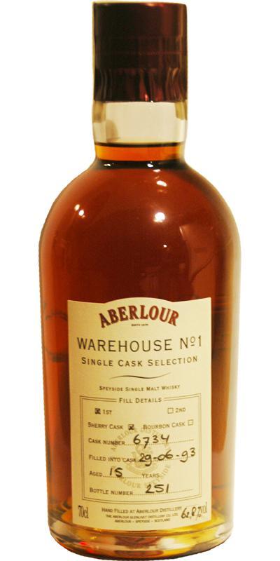 Aberlour 1993 Warehouse No. 1 Single Cask Selection