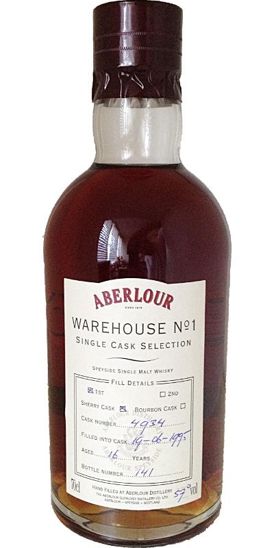 Aberlour 1995 Warehouse No. 1 Single Cask Selection