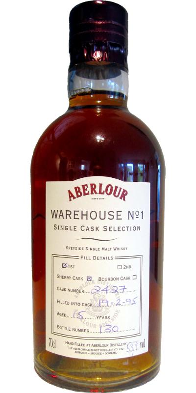 Aberlour 1995 Warehouse No. 1 Single Cask Selection
