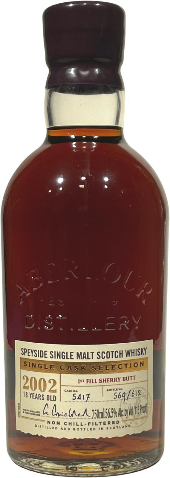 Aberlour 2002 Single Cask