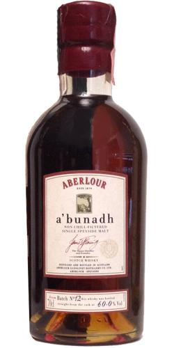 Aberlour A'bunadh batch #12