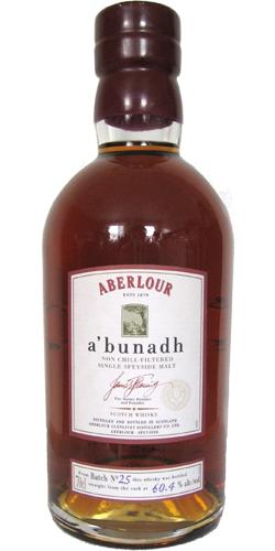 Aberlour A'bunadh batch #25