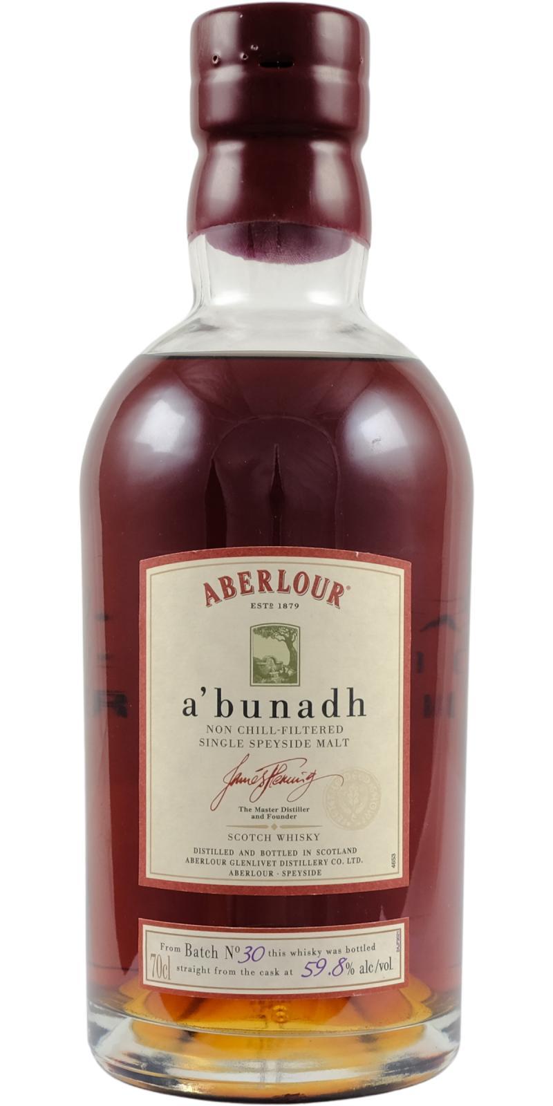 Aberlour A'bunadh batch #30