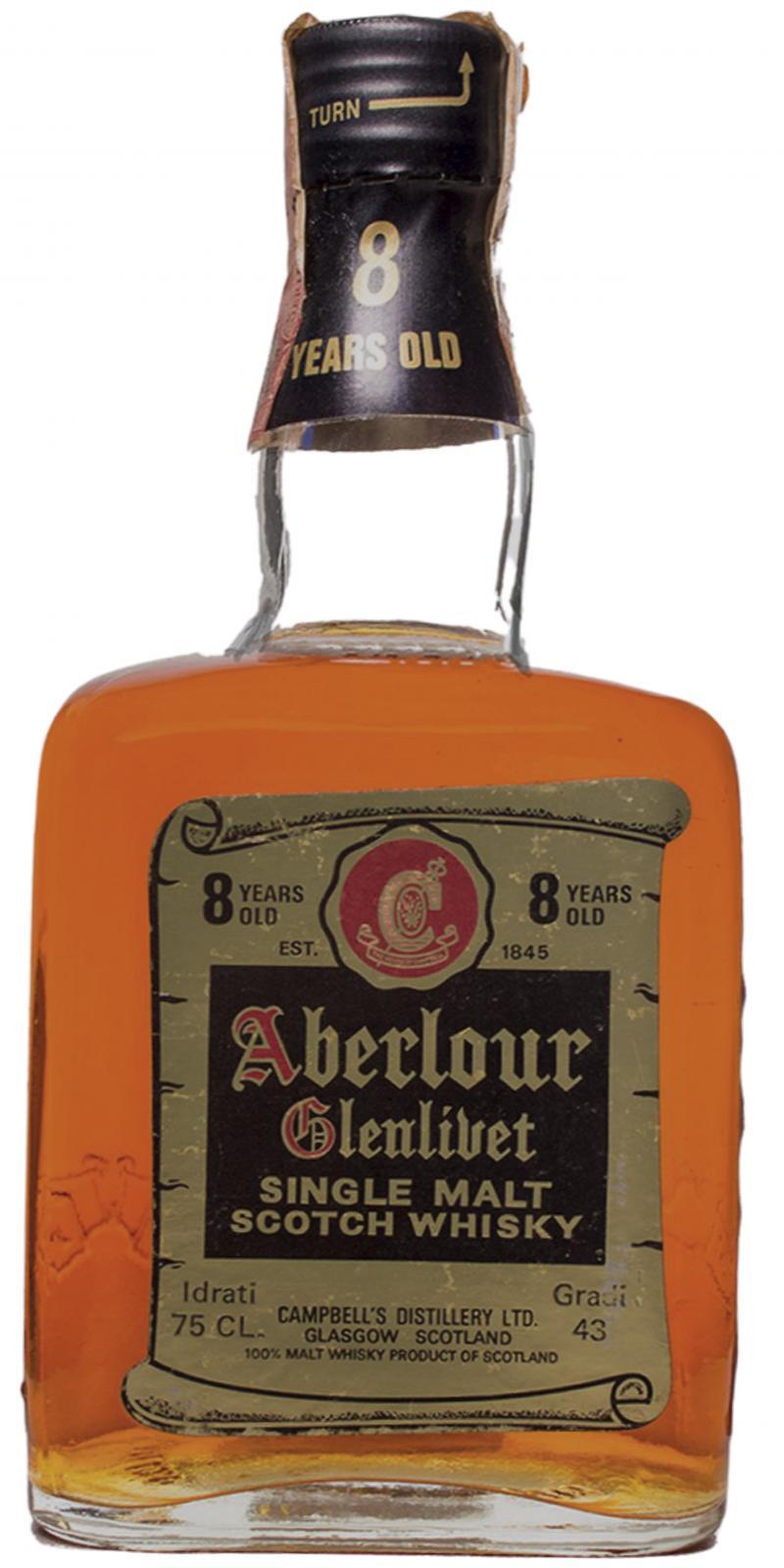 Aberlour Glenlivet 08-year-old Single Malt Scotch Whisky