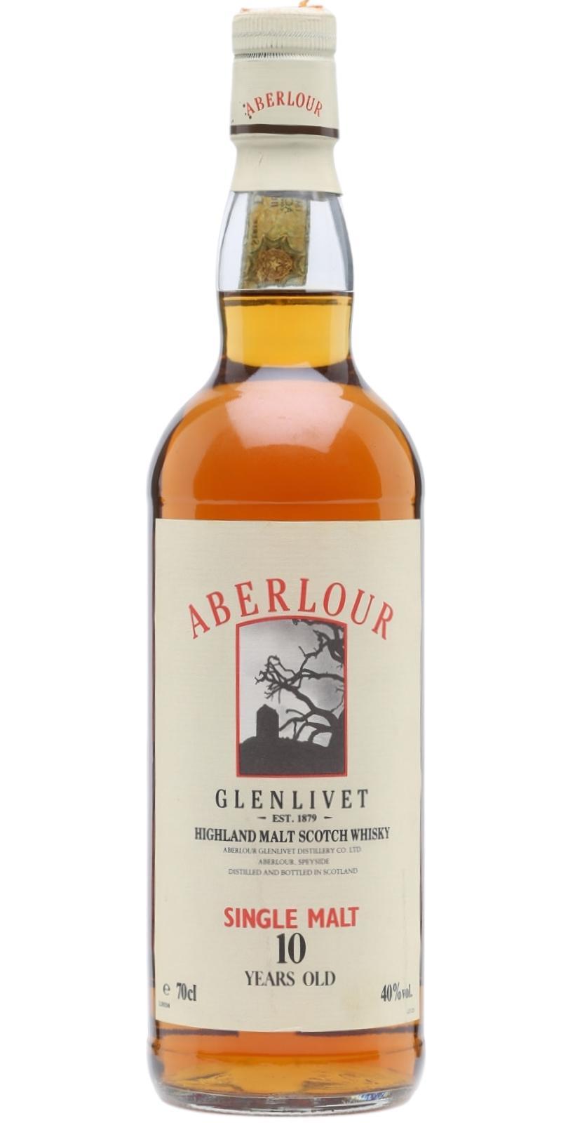 Aberlour Glenlivet 10-year-old Highland Malt Scotch Whisky