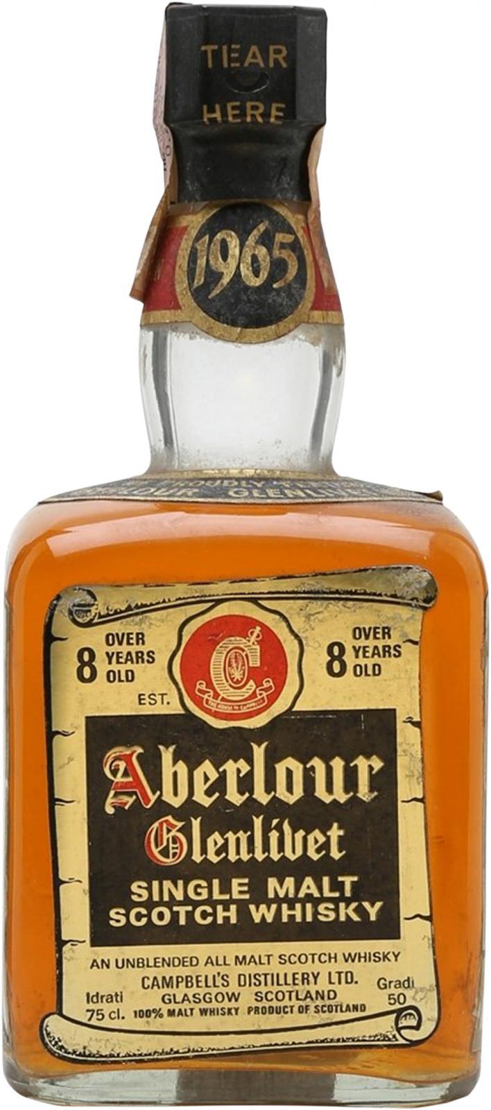 Aberlour Glenlivet 1965 Campbell's Distillery - Scotch Whisky