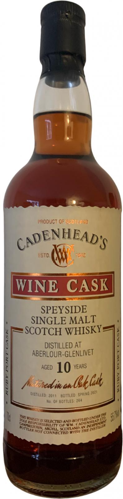 Aberlour 2011 CA Wood Range - Wine Cask