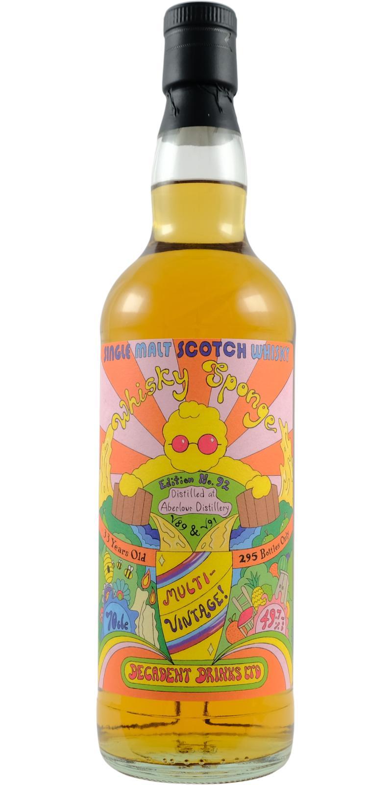 Aberlour 33-year-old DeDr Whisky Sponge