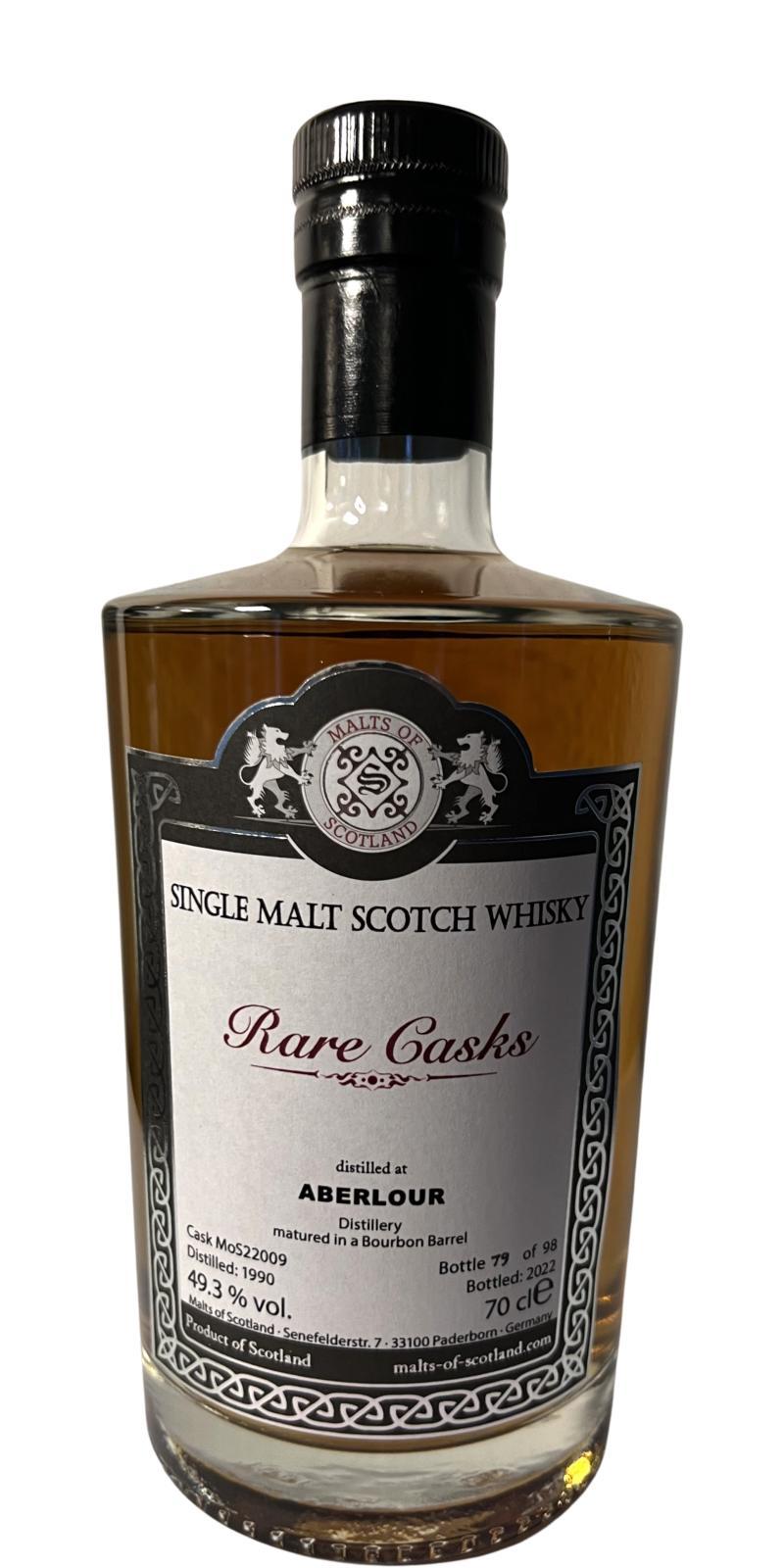 Aberlour 1990 MoS Rare Casks Range