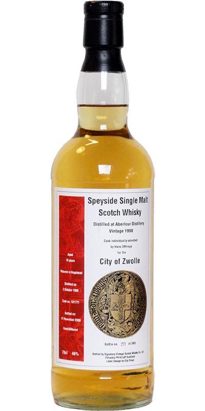 Aberlour 1990 SV City of Zwolle