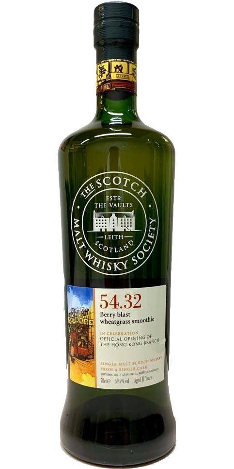Aberlour 11-year-old SMWS 54.32 Berry blast wheatgrass smothie