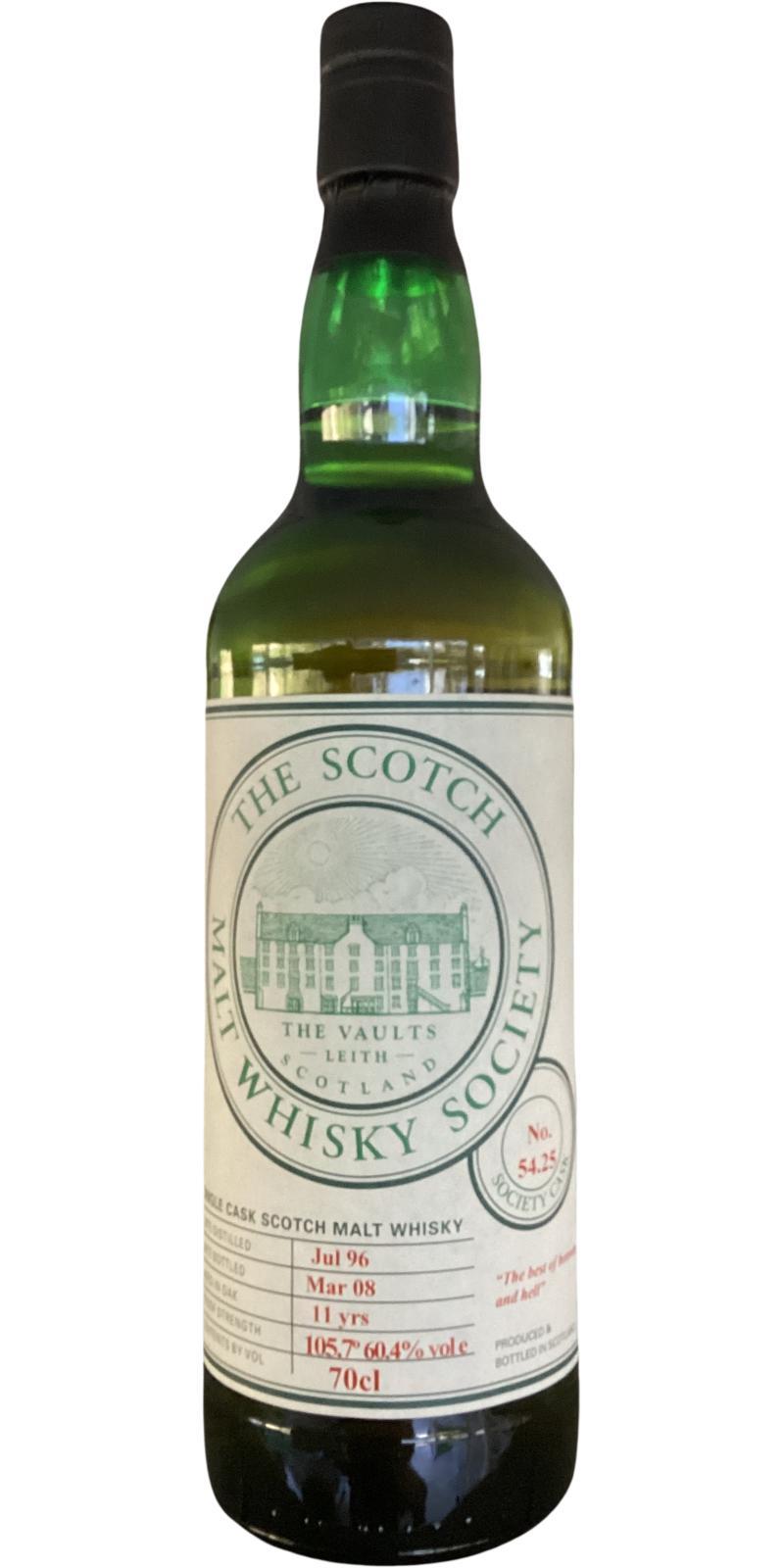 Aberlour 1996 SMWS 54.25 The best of heaven and hell