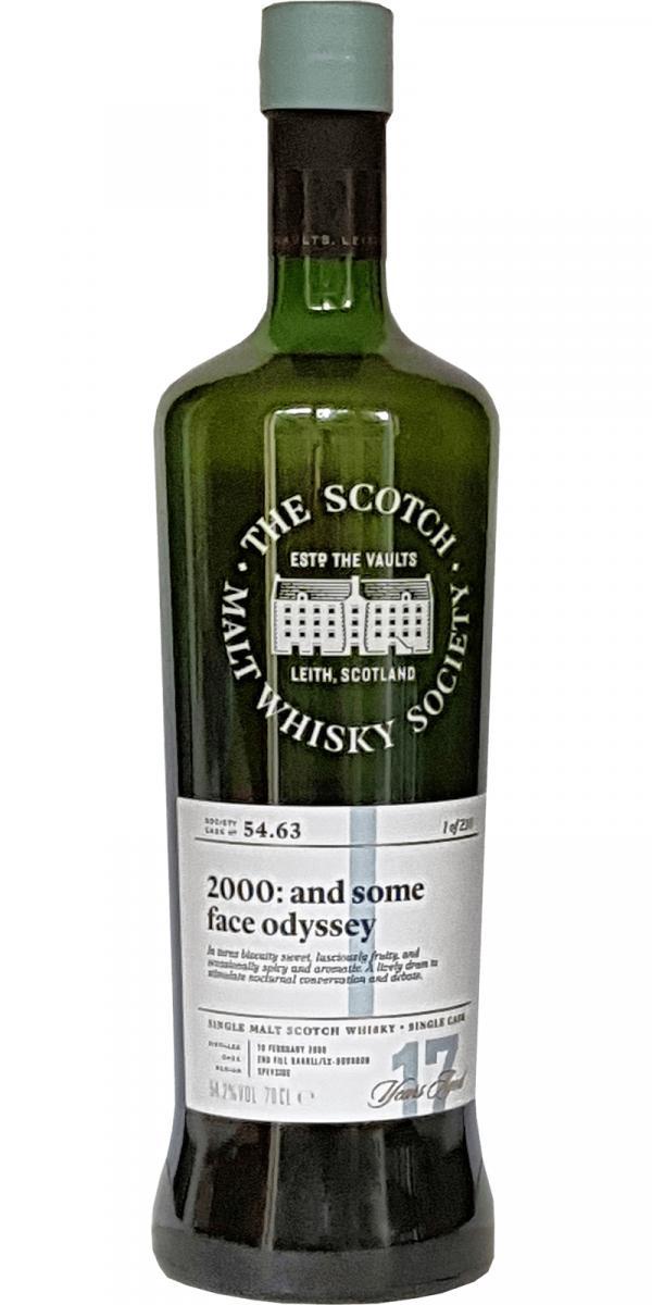 Aberlour 2000 SMWS 54.63 2000: and some face odyssey