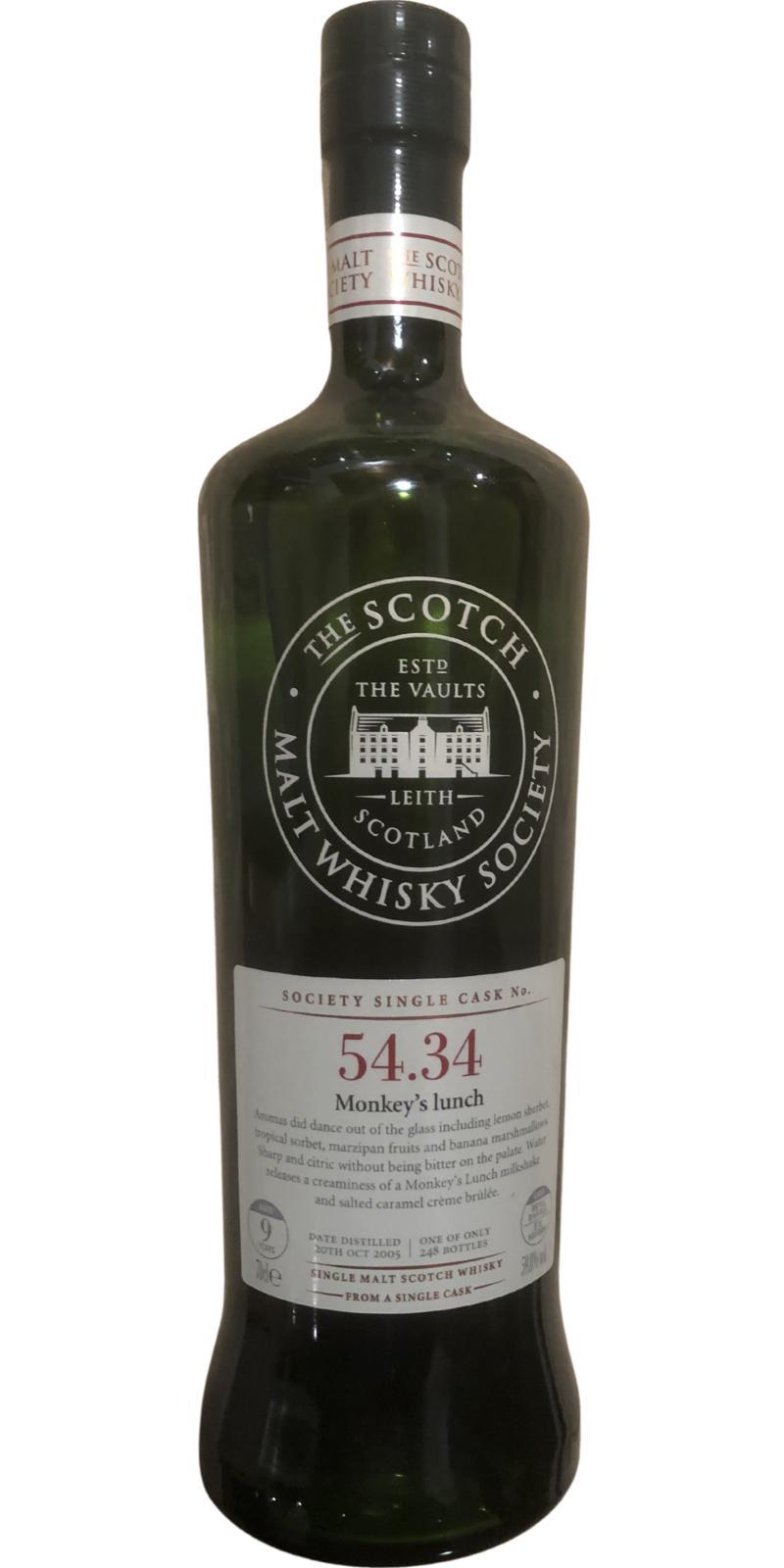 Aberlour 2005 SMWS 54.34 Monkey's lunch