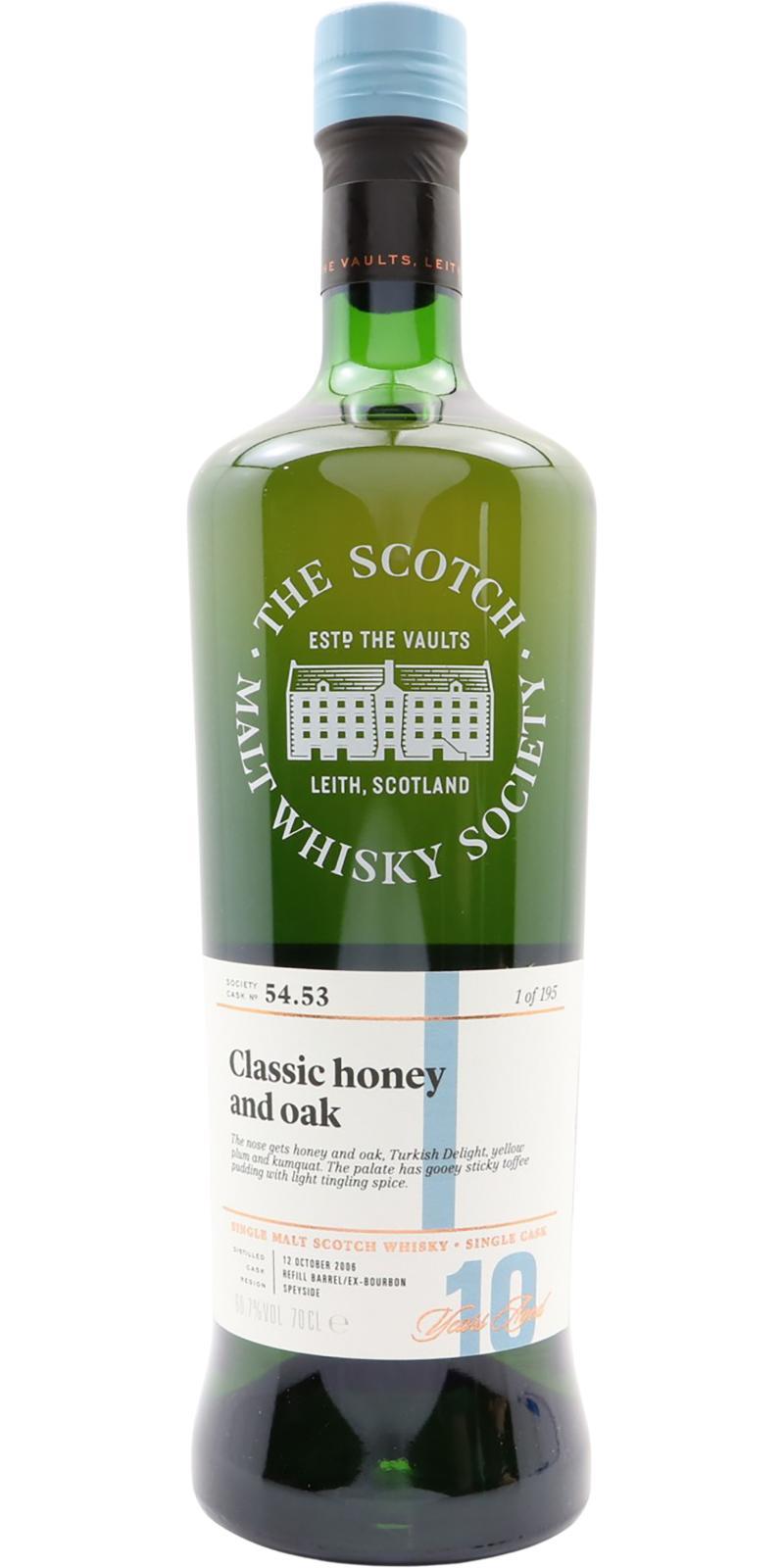 Aberlour 2006 SMWS 54.53 Classic honey and oak