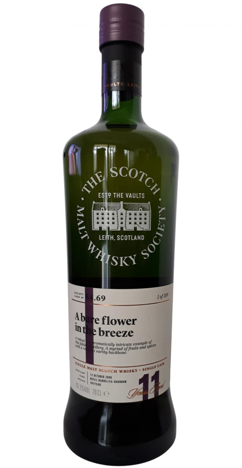 Aberlour 2006 SMWS 54.69 A bare flower in the breeze