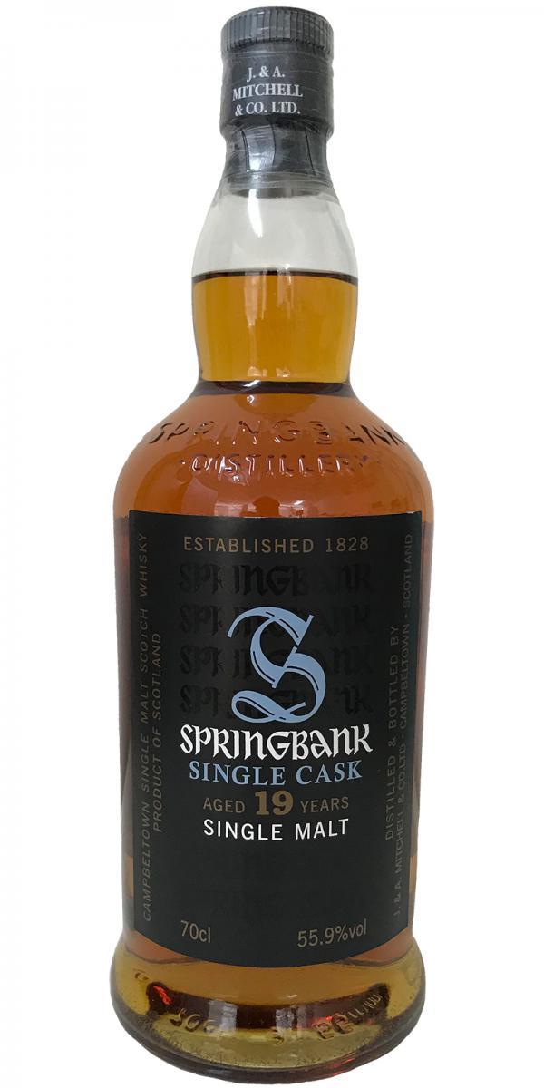 Springbank 19-year-old Single Cask