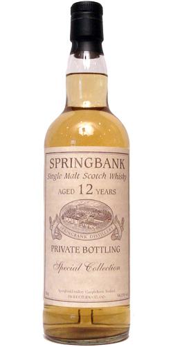Springbank 1989 Private Bottling Special Collection