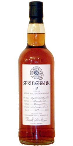 Springbank 1990 Society Bottling