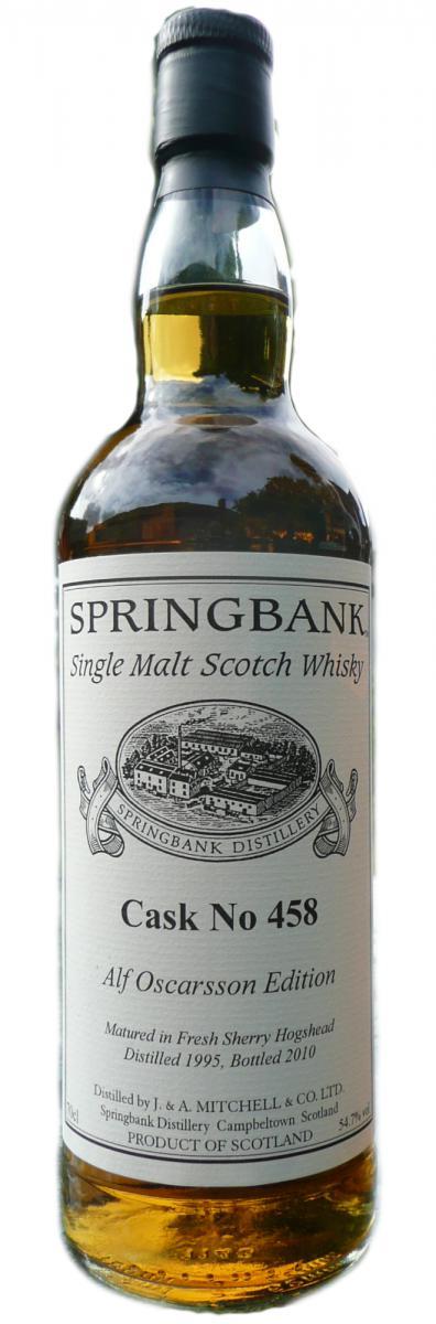 Springbank 1995 Private Bottling
