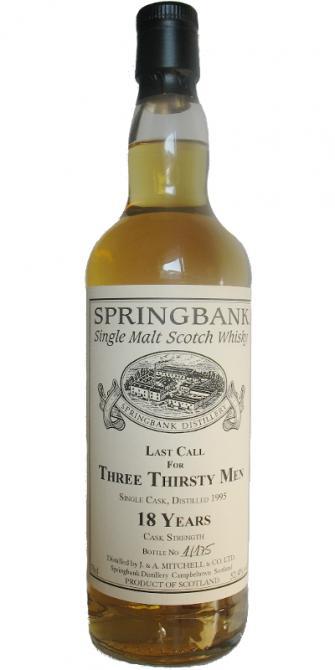 Springbank 1995 Private Bottling Three Thirsty Men