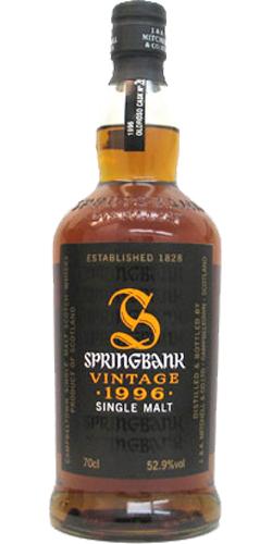 Springbank 1996 Vintage