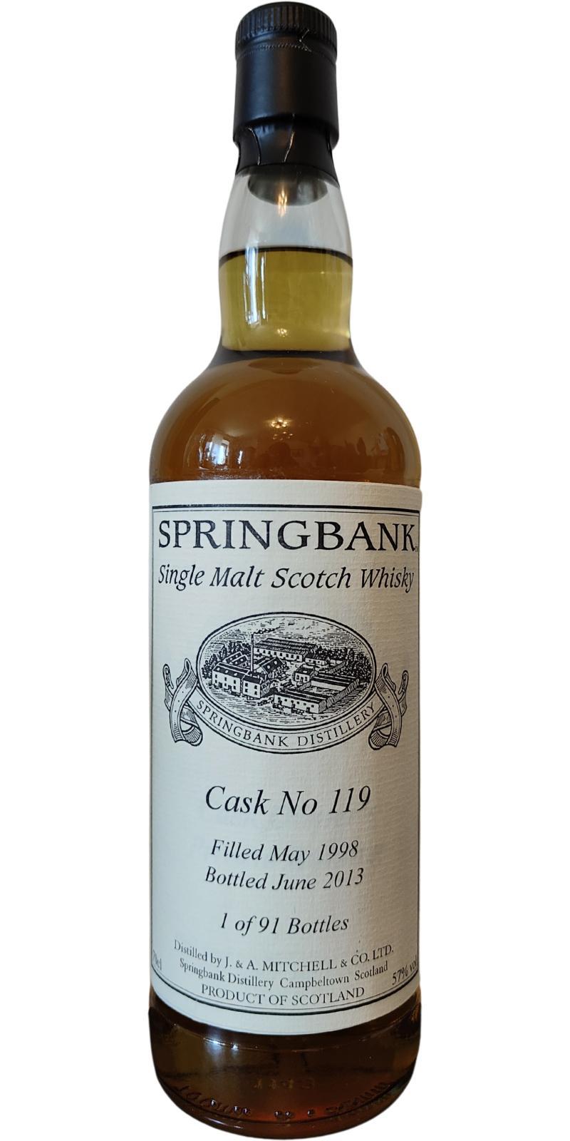 Springbank 1998 Private Bottling