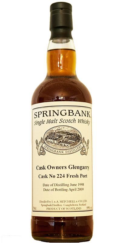 Springbank 1998 Cask Owners Glengarry